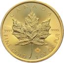 Kanada 50 Dollars 2022 Maple Leaf – 1 Unze Feingold 999,9 – Royal Canadian Mint